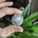 Large Round Labradorite Cabochon NR 4 - Anima Mundi Crystals