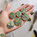 Large Round Serpentine Cabochons - Anima Mundi Crystals