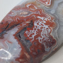 Long Oval Crazy Lace Agate N.2 - Anima Mundi Crystals