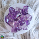 Lot of 2 Tumbled Amethyst - Anima Mundi Crystals