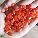 Lot of 3 Small Carnelian Oval Cabochons - Anima Mundi Crystals