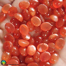 Lot of 3 Small Carnelian Oval Cabochons - Anima Mundi Crystals