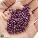 Lot of 5 Pink Ruby Small Round Cabochon - Anima Mundi Crystals