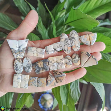 Maligano Jasper Pair Cabochons - Anima Mundi Crystals