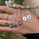 Mini Amethyst Coin Necklace - Anima Mundi Crystals