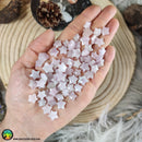 Mini Kunzite Star Cabochons 10-12mm - Anima Mundi Crystals