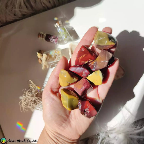 Mookaite Jasper Tumblestones - Anima Mundi Crystals
