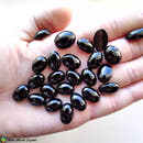 Oval Black Onyx Cabochons - Anima Mundi Crystals