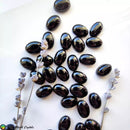 Oval Black Onyx Cabochons - Anima Mundi Crystals