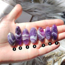 Oval Chevron Amethyst - Anima Mundi Crystals