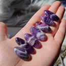 Oval Chevron Amethyst - Anima Mundi Crystals
