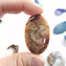 Oval Crazy Lace Agate Cabochon - Anima Mundi Crystals