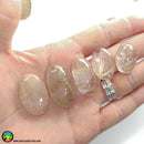 Oval Gold Rutilated Quartz Cabochons - Anima Mundi Crystals