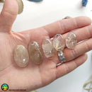 Oval Gold Rutilated Quartz Cabochons - Anima Mundi Crystals