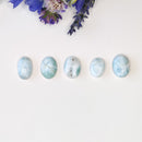Oval Larimar Cabochons N1 - Anima Mundi Crystals