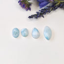 Oval tearshape Larimar Cabochons - Anima Mundi Crystals