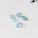 Oval tearshape Larimar Cabochons - Anima Mundi Crystals