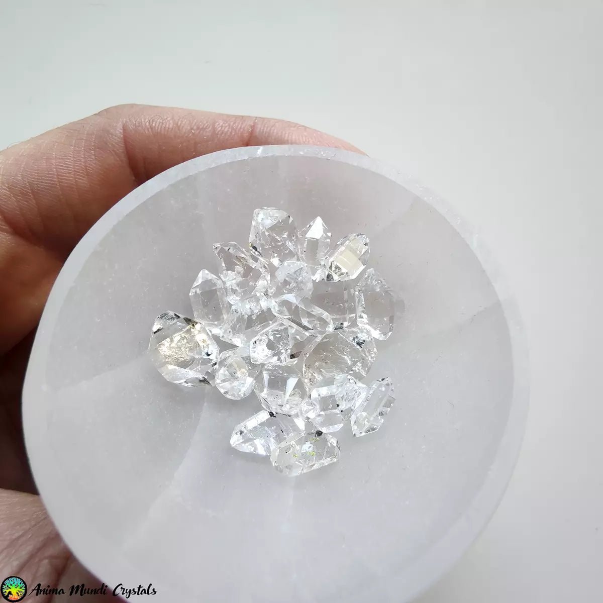 Über 10 mm große Diamantquarzkristalle – Anima Mundi-Kristalle
