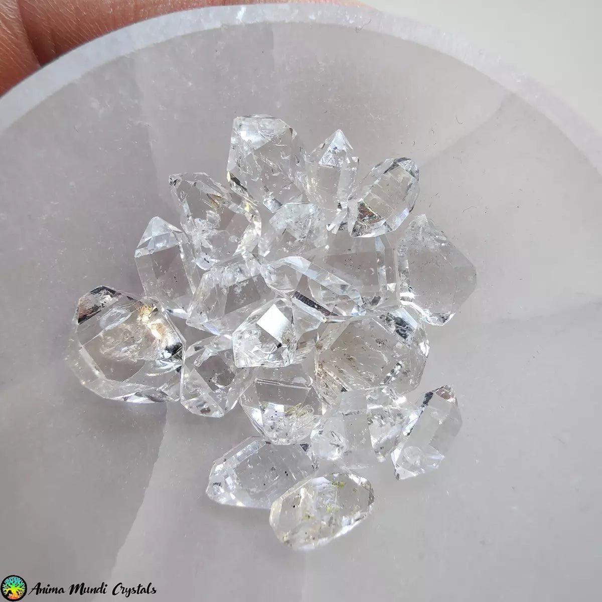 Über 10 mm große Diamantquarzkristalle – Anima Mundi-Kristalle
