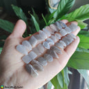 Peach Grey Moonstone Pair Cabochon nr2 - Anima Mundi Crystals