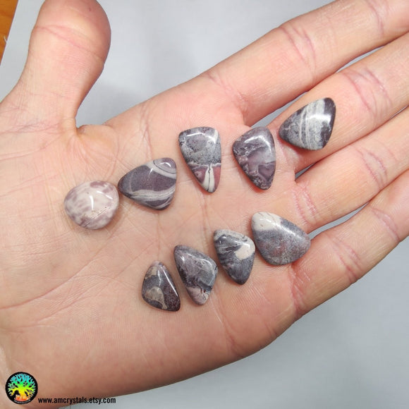 Porcelain Jasper Mix Shapes Cabochons - Anima Mundi Crystals