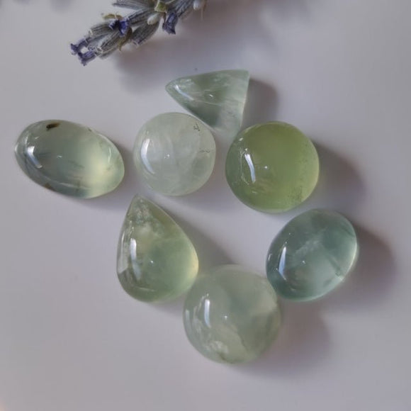Prehnite - Small Cabochons - Anima Mundi Crystals