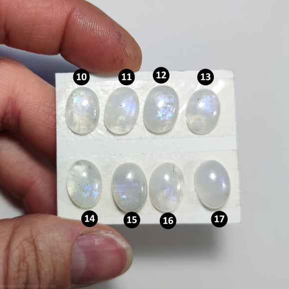 Rainbow Moonstone Oval Cabochon - Anima Mundi Crystals