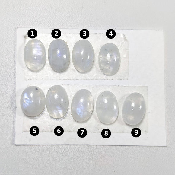Rainbow Moonstone Oval Cabochon - Anima Mundi Crystals