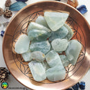 Raw Aquamarine Slices - Anima Mundi Crystals