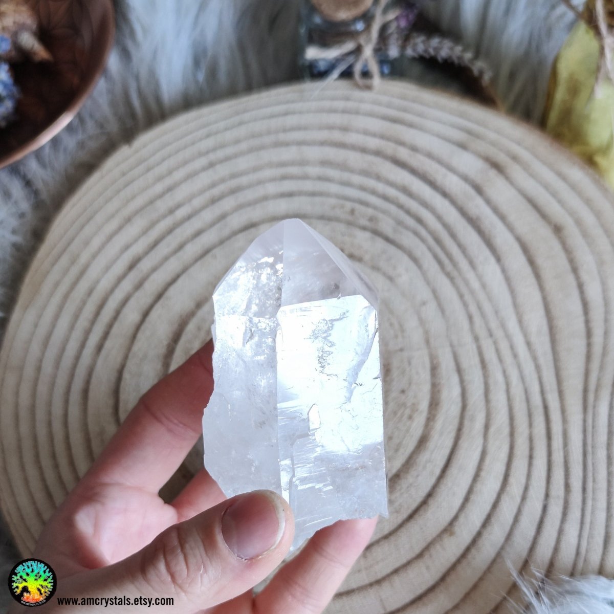 Roher Bergkristall, 324 g – Anima Mundi Crystals