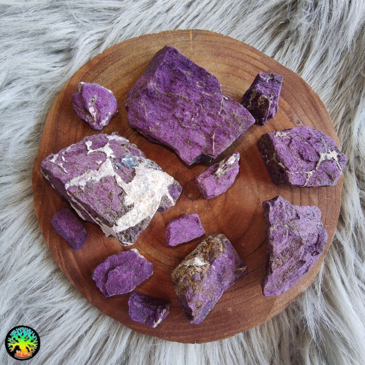 Ruwe purpurieten exemplaren Namibië - Anima Mundi-kristallen