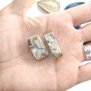 Rectangle Crazy Lace Agate Cabochon 1-2 - Anima Mundi Crystals