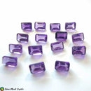 Rectangle Cut 6x4mm Amethyst - Anima Mundi Crystals
