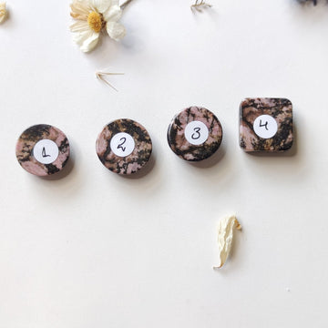 Rhodonite Cabochons - Anima Mundi Crystals