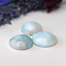 Round Larimar Cabochon N2 - Anima Mundi Crystals