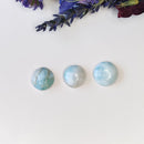 Round Larimar Cabochon N2 - Anima Mundi Crystals
