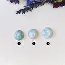 Round Larimar Cabochon N2 - Anima Mundi Crystals