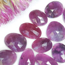 Ruby Pair Cabohons - Rose Cut - Anima Mundi Crystals