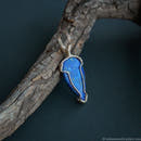 Silver Wire Wrapped Lapis Lazuli Necklace - Anima Mundi Crystals