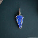 Silver Wire Wrapped Lapis Lazuli Necklace - Anima Mundi Crystals