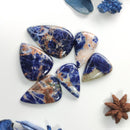 Sodalite Big Tearshape Cabochons - Anima Mundi Crystals