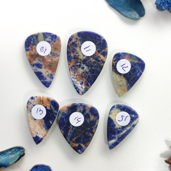 Sodalite Big Tearshape Cabochons - Anima Mundi Crystals