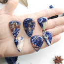 Sodalite Big Tearshape Cabochons - Anima Mundi Crystals