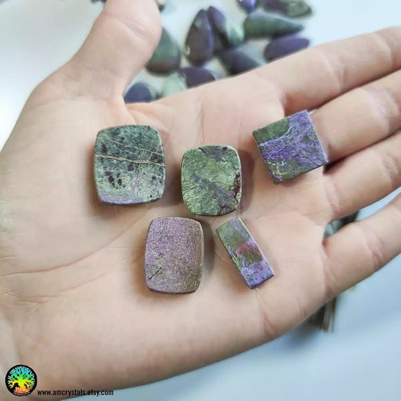 Stichtite Rectangular Cabochons - Anima Mundi Crystals