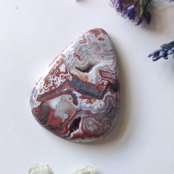 Tearshape Crazy Lace Agate n.2 - Anima Mundi Crystals