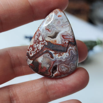 Tearshape Crazy Lace Agate n.2 - Anima Mundi Crystals