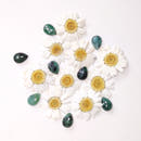 Tearshape Emerald Cabochon - Rose Cut - Anima Mundi Crystals