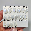 Tearshape Rainbow Moonstone Cabochon - Anima Mundi Crystals