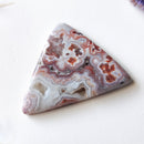 Triangle Crazy Lace Agate with Druzy - Anima Mundi Crystals