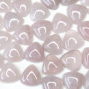 Trillion Rose Quartz Cabochon - Anima Mundi Crystals
